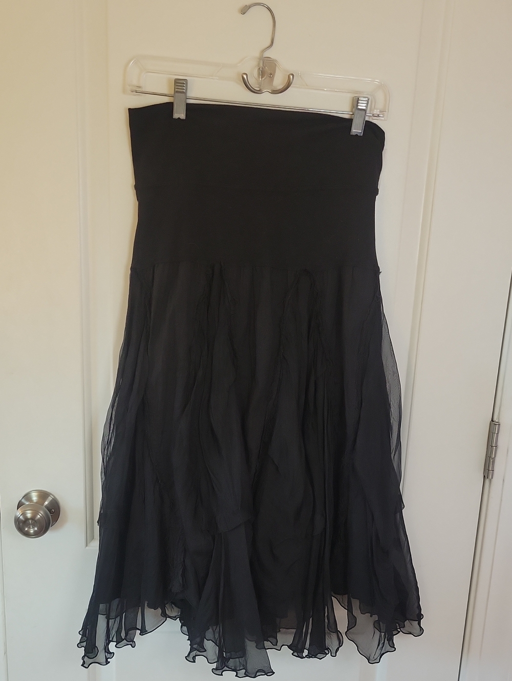 Luna Luz Silk Organza Layered Skirt